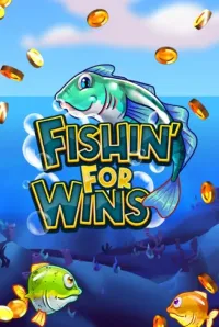 fishin for wins slot logo